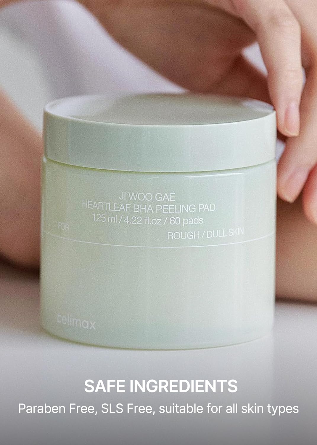 Celimax Ji.Woo.Gae Heartleaf BHA Peeling 60 Pad, 125ml Expiry 10 - 2028