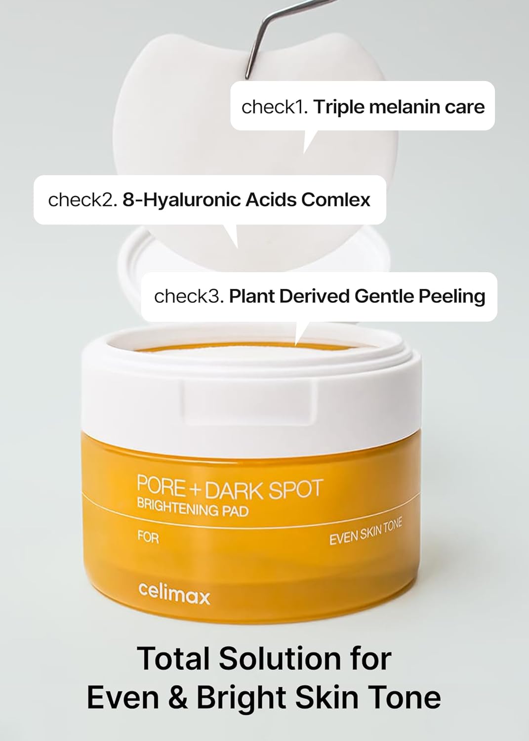 Celimax Pore + Dark Spot Brightening Pad (40 pads) Expiry 10 - 2028
