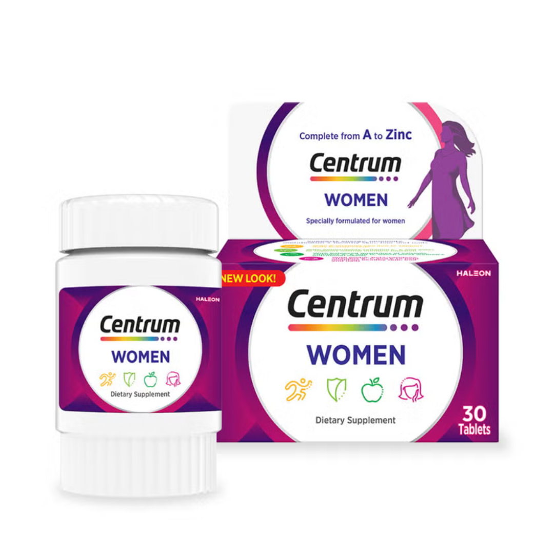 Centrum Women's Multivitamin Supplement Tablets, Pack of 30's Expiry 12 - 2027