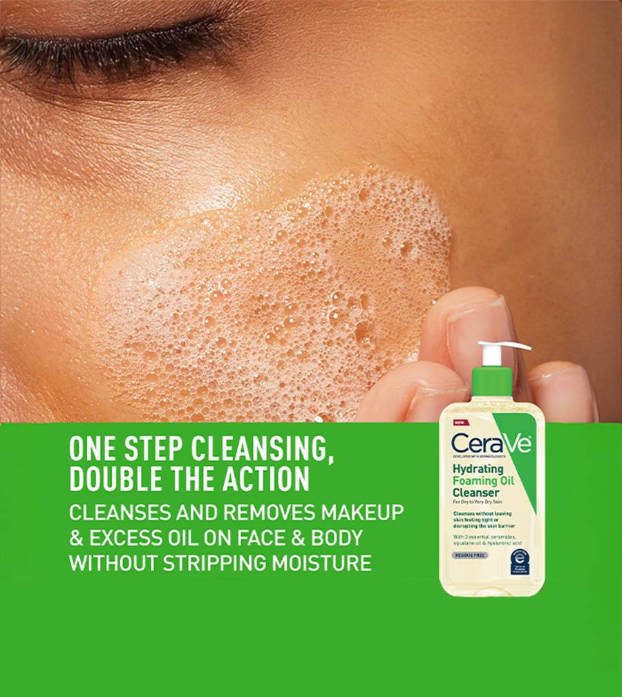 Cerave Hydrating Foaming Oil Cleanser 355ml