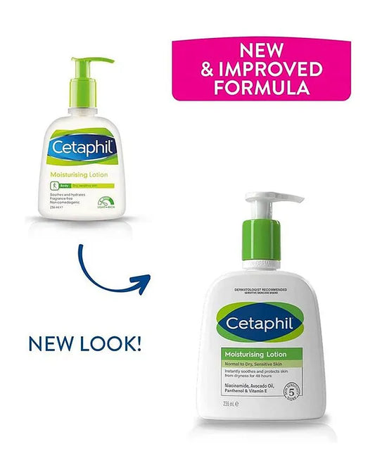 CETAPHIL Moisturizing Lotion for Normal to Dry, Sensitive skin 236 ml