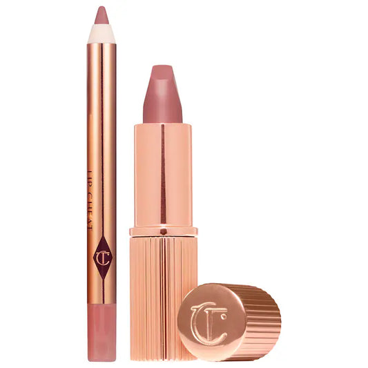 Charlotte Tilbury Mini Pillow Talk Lipstick & Liner Set - Matte Pillow Talk