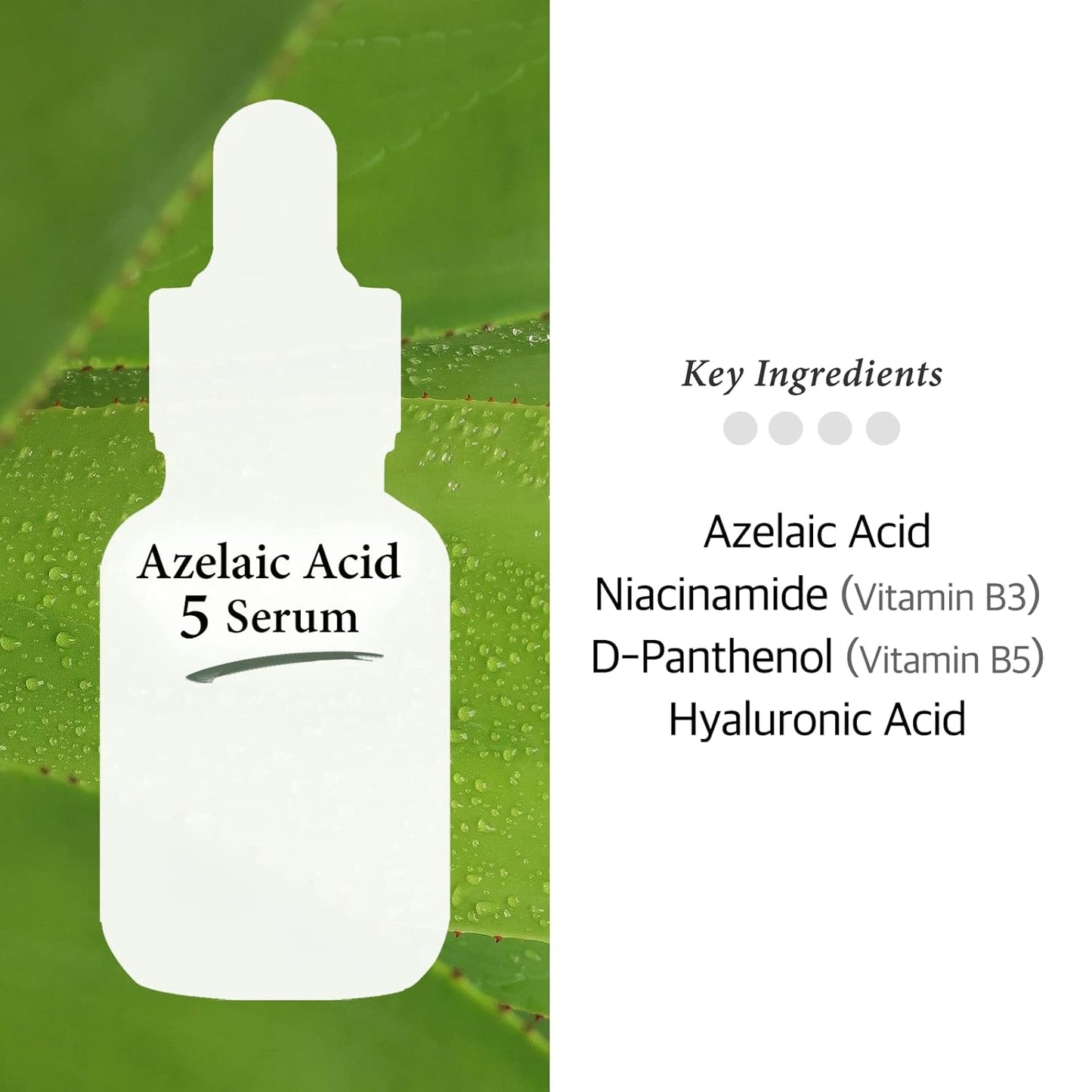 Cos De BAHA, A5 Azelaic Acid 5 serum 30ml Expiry 03 - 2029