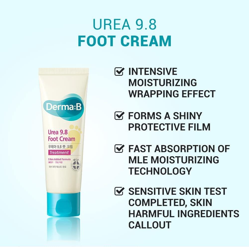Derma:B Urea 9.8% Foot Cream 80ml