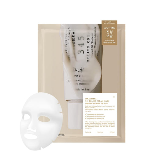 Dr. Althea 345 Relief Cream Mask 1ea Expiry 12 - 2028