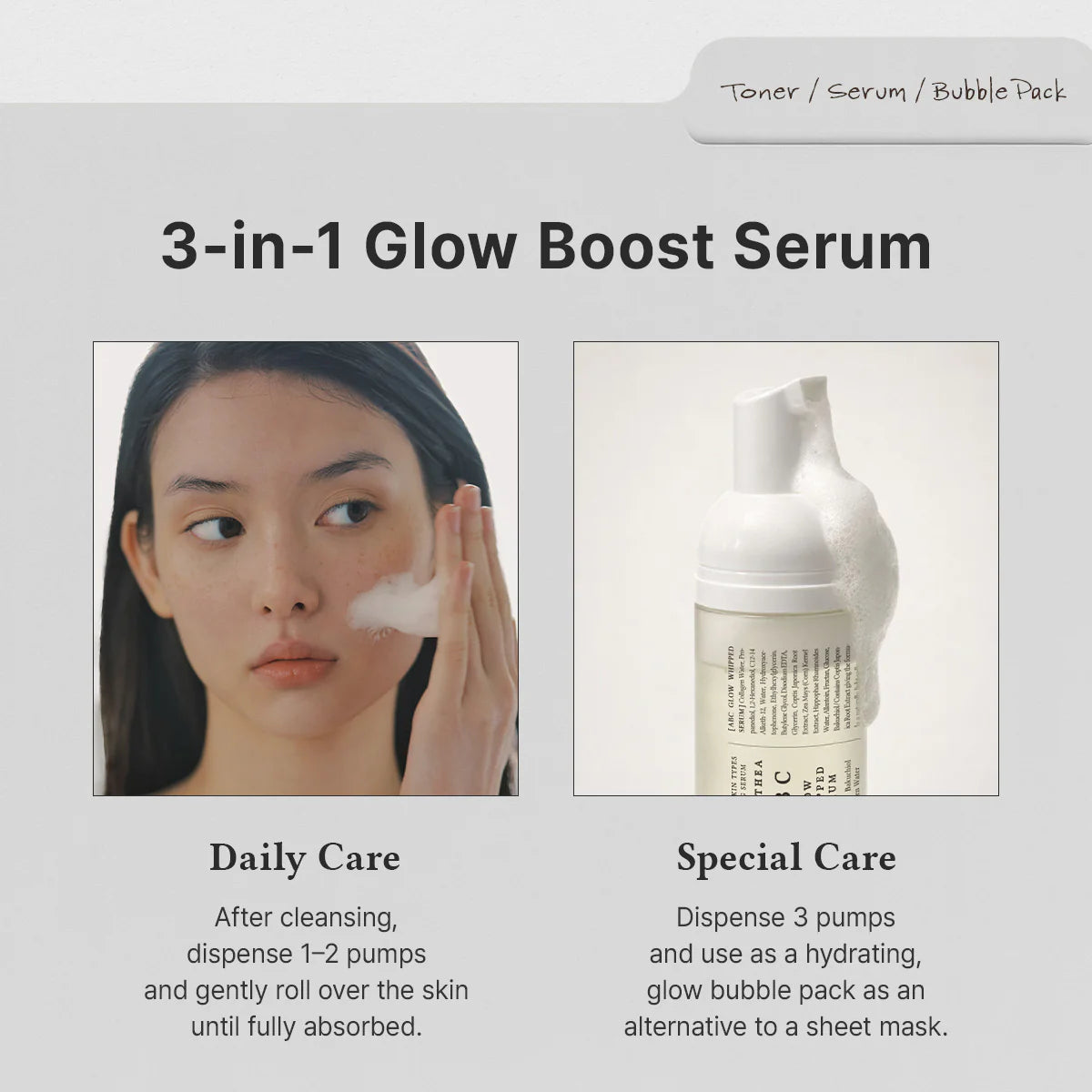 Dr. Althea ABC Glow Whipped Serum 100ml Expiry 04 - 2029