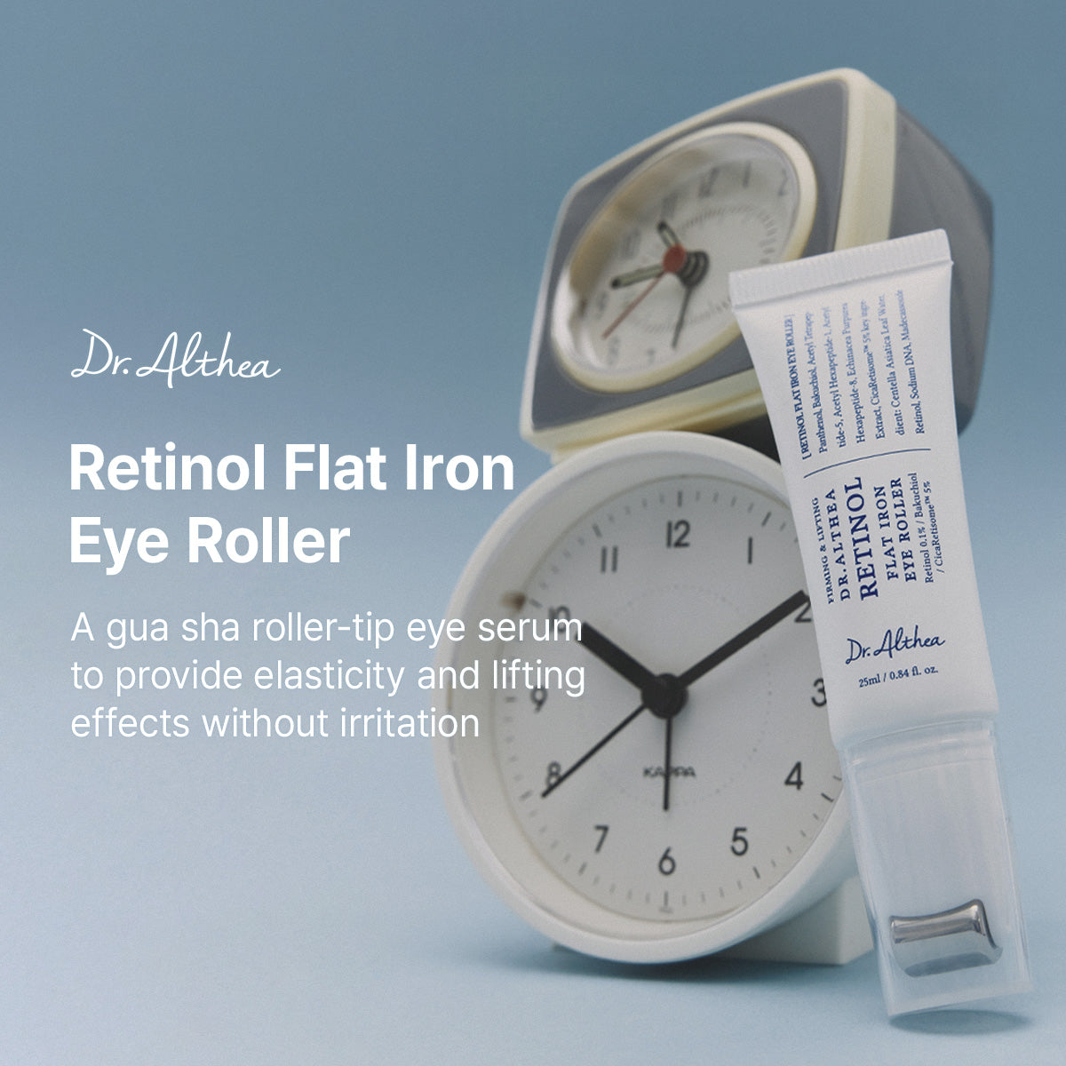 Dr. Althea Retinol Flat Iron Eye Roller 25ml Expiry 12 - 2028