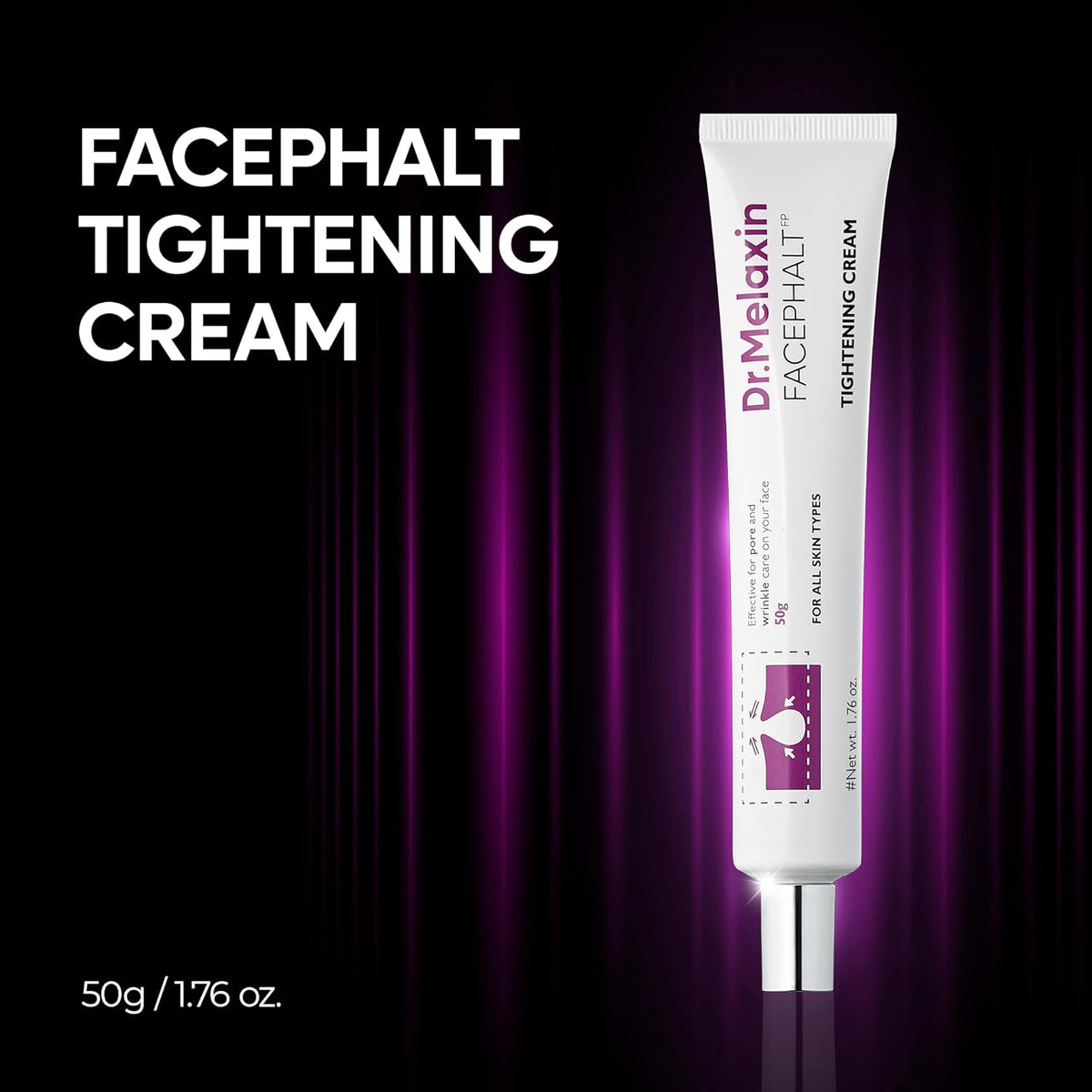 Dr.Melaxin Facephalt, Tightening Cream for Full Face, For All Skin Types 50ml Expiry 11 - 2028