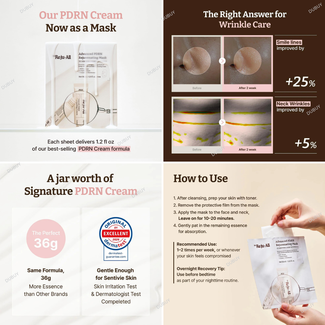Dr. REJU-ALL Advanced PDRN Rejuvenating Mask 1 piece
