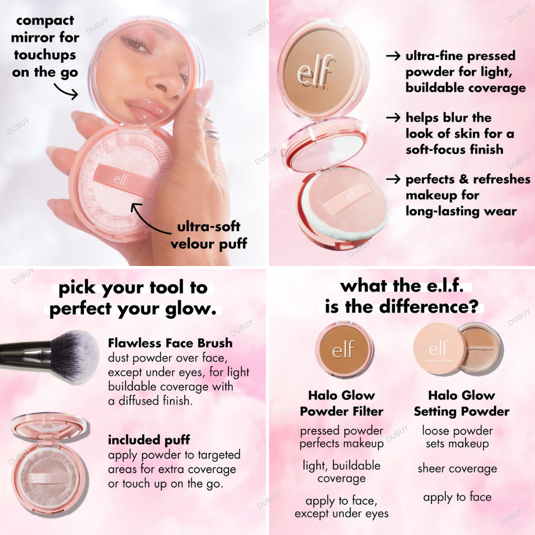 ELF Halo Glow Powder Filter -  Pressed Powder