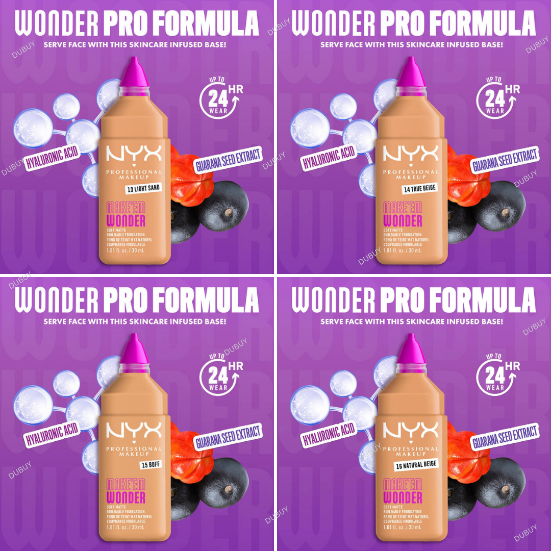 Nyx Make ‘Em Wonder™ Soft Matte Buildable Foundation