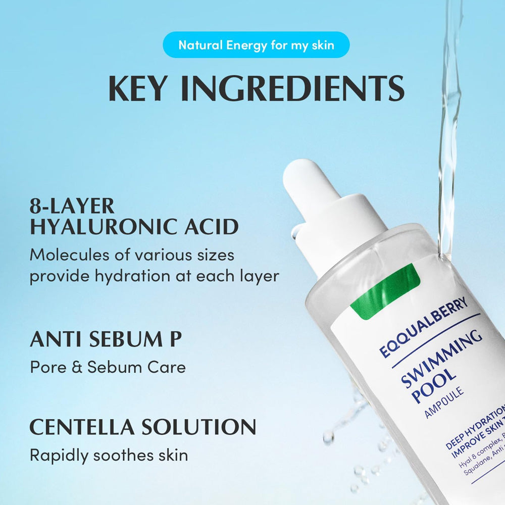 Eqqualberry Swimming Pool Ampoule 50ml Expiry 04 - 2028
