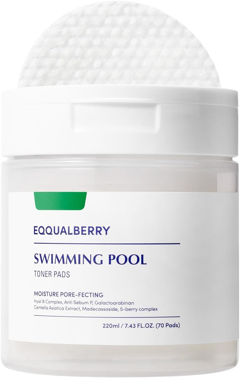 Eqqualberry Swimming Pool Toner 70 Pads Expiry 07 - 2028
