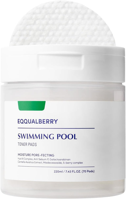 Eqqualberry Swimming Pool Toner 70 Pads Expiry 07 - 2028
