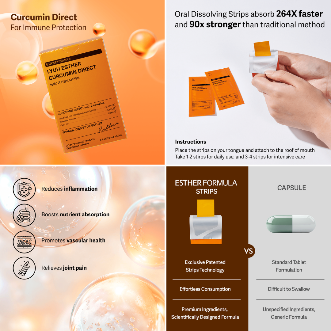 ESTHER FORMULA Curcumin Direct Expiry 08 - 2028