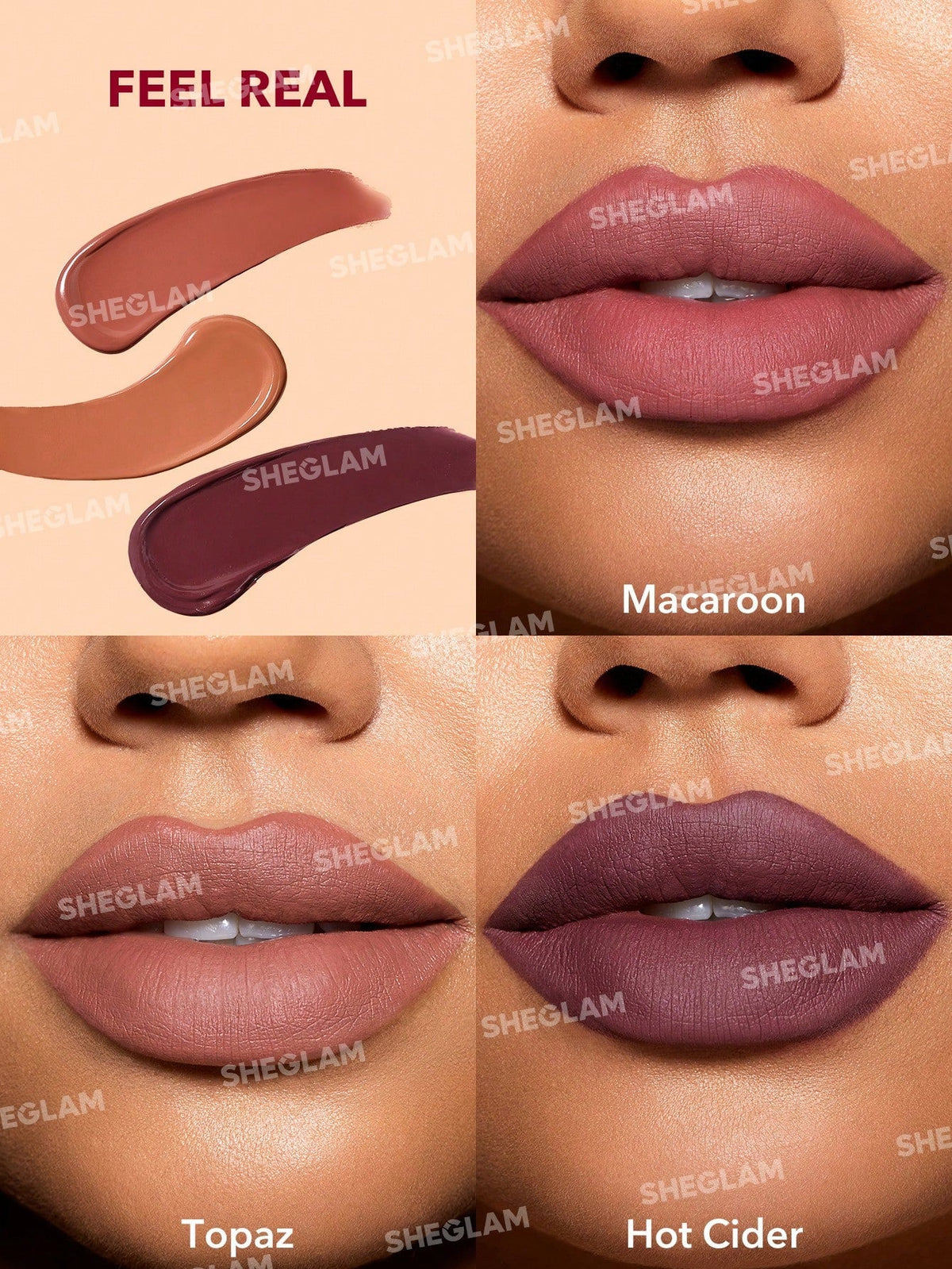 SHEGLAM Matte Allure Mini Liquid Lipstick Set