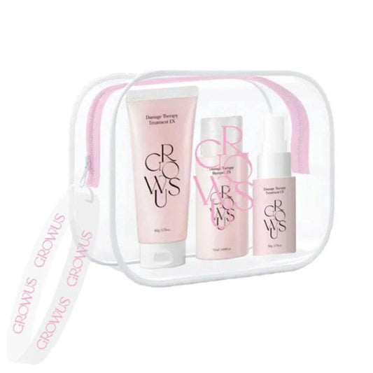 GROWUS Damage Therapy Travel Kit (Shampoo 50ml + Treatment 45g + No wash Treatment 28ml)