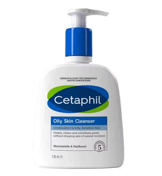 Cetaphil Oily Skin Cleanser 236ml ,  For combination to Oily skin