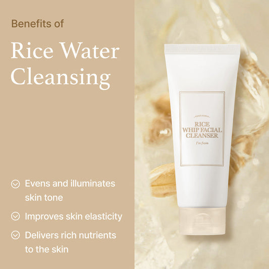 I'm From Rice Whip Facial Cleanser 150 ml Expiry 08 - 2028