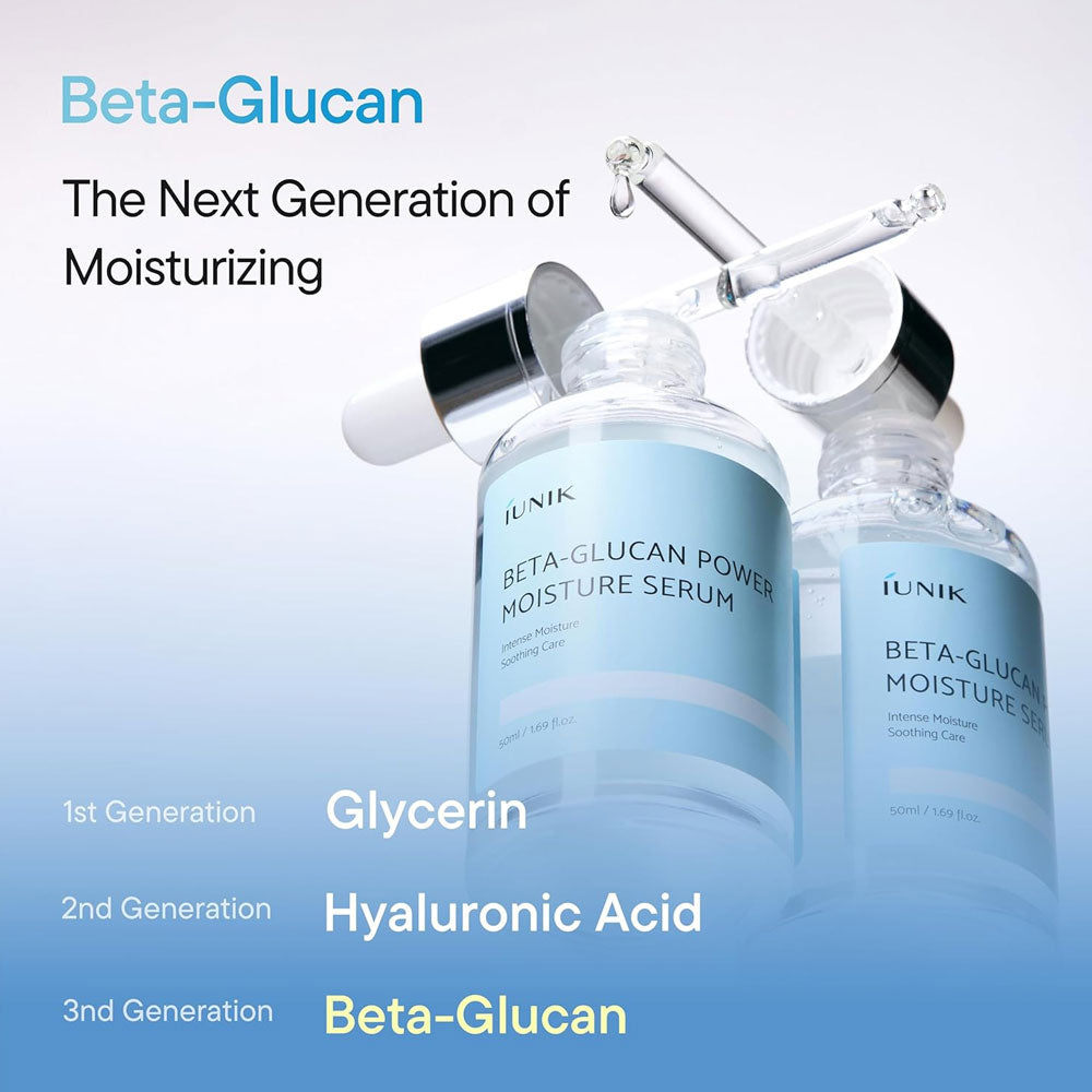 IUNIK Beta-Glucan Power Moisture Serum Mini 15ml Expiry 09 - 2028