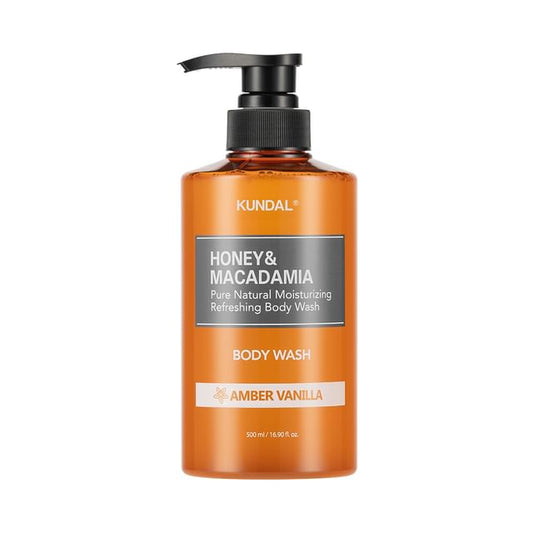 KUNDAL Honey & Macadamia Pure Body Wash Amber Vanilla 500ML