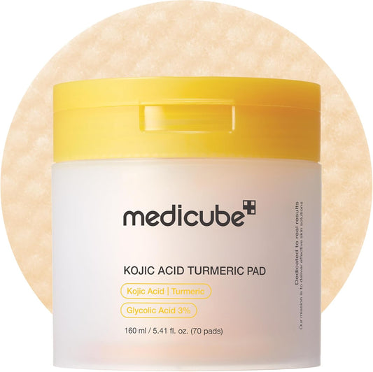 Medicube Kojic Acid Turmeric Clarifying Toner 70 Pads Expiry 06 - 2028