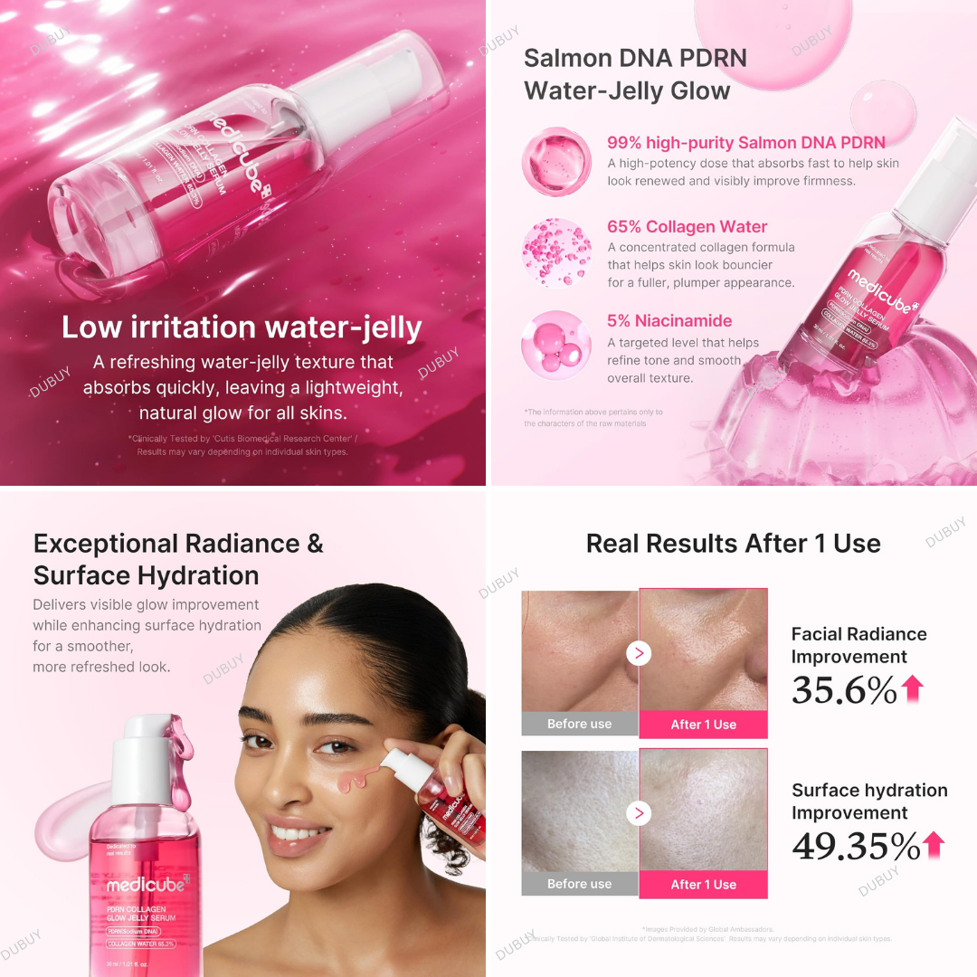 MEDICUBE PDRN Collagen Glow Jelly Serum 30ml Expiry 03 - 2028