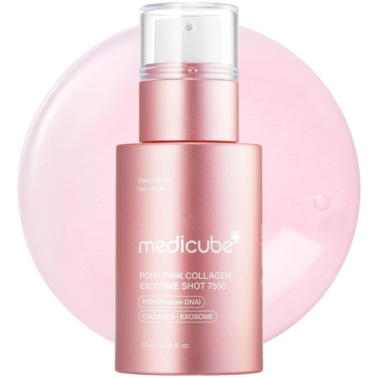 Medicube PDRN Pink Collagen exosome shot ampoule 7500 30ml Expiry 05 - 2028
