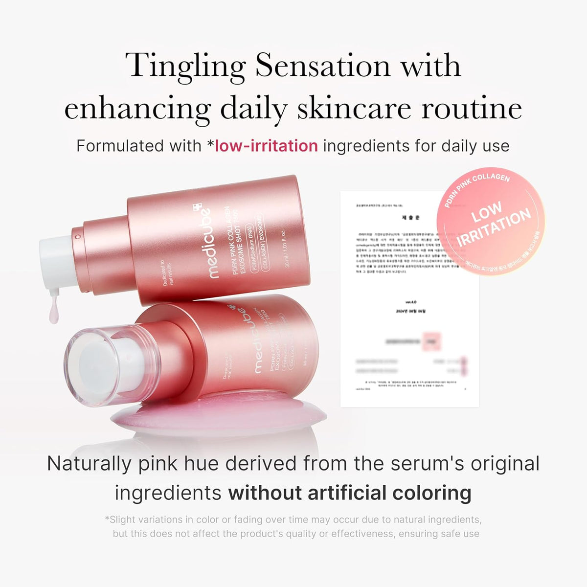 Medicube PDRN Pink Collagen exosome shot ampoule 7500 30ml Expiry 05 - 2028