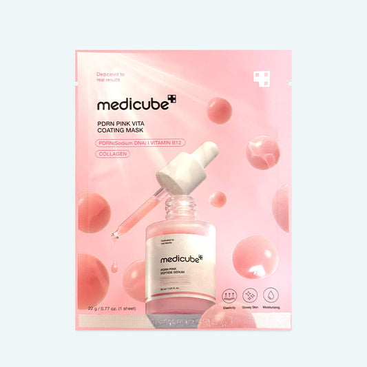 Medicube PDRN Pink Vita Coating 1 Sheet Mask Expiry 01 - 2029