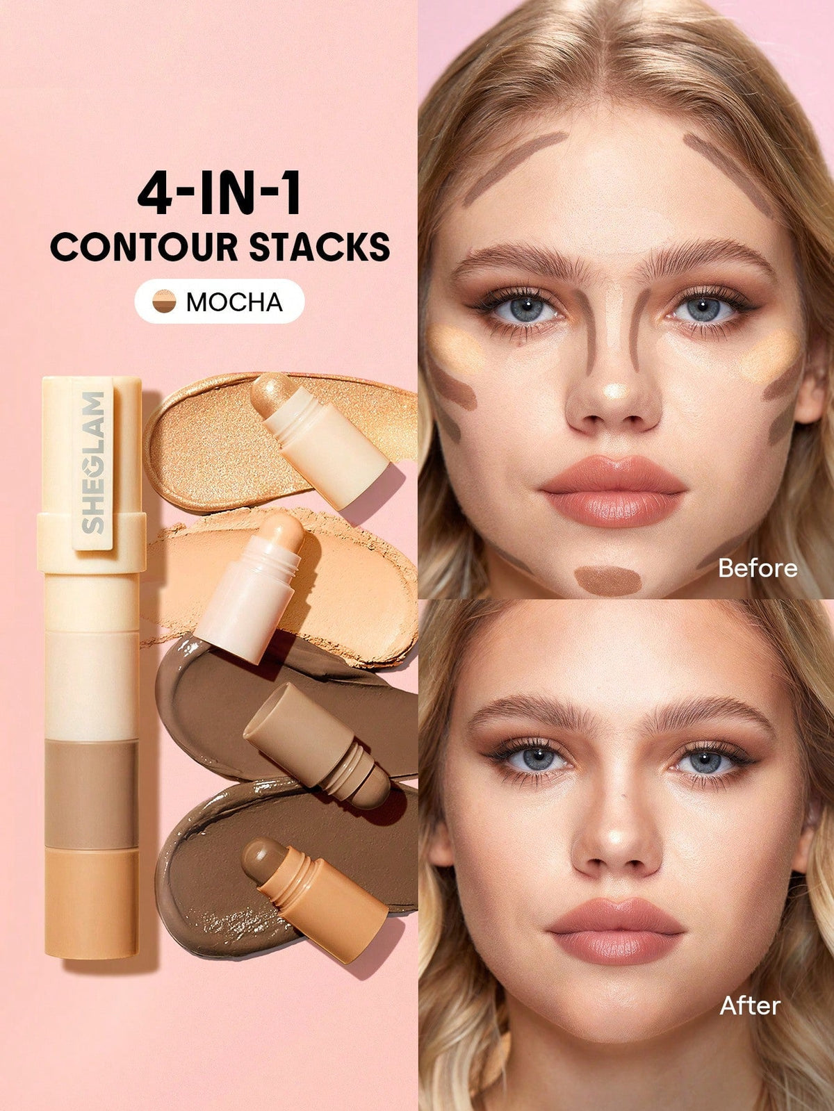 SHEGLAM Multi-Glam Face Pen-Medium Contour Stick