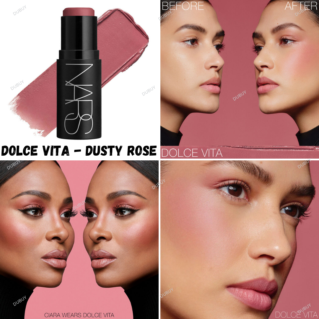 Nars The Multiple Soft Blur Blush Stick Dolce Vita-Dusty Rose - Mini 3.5g