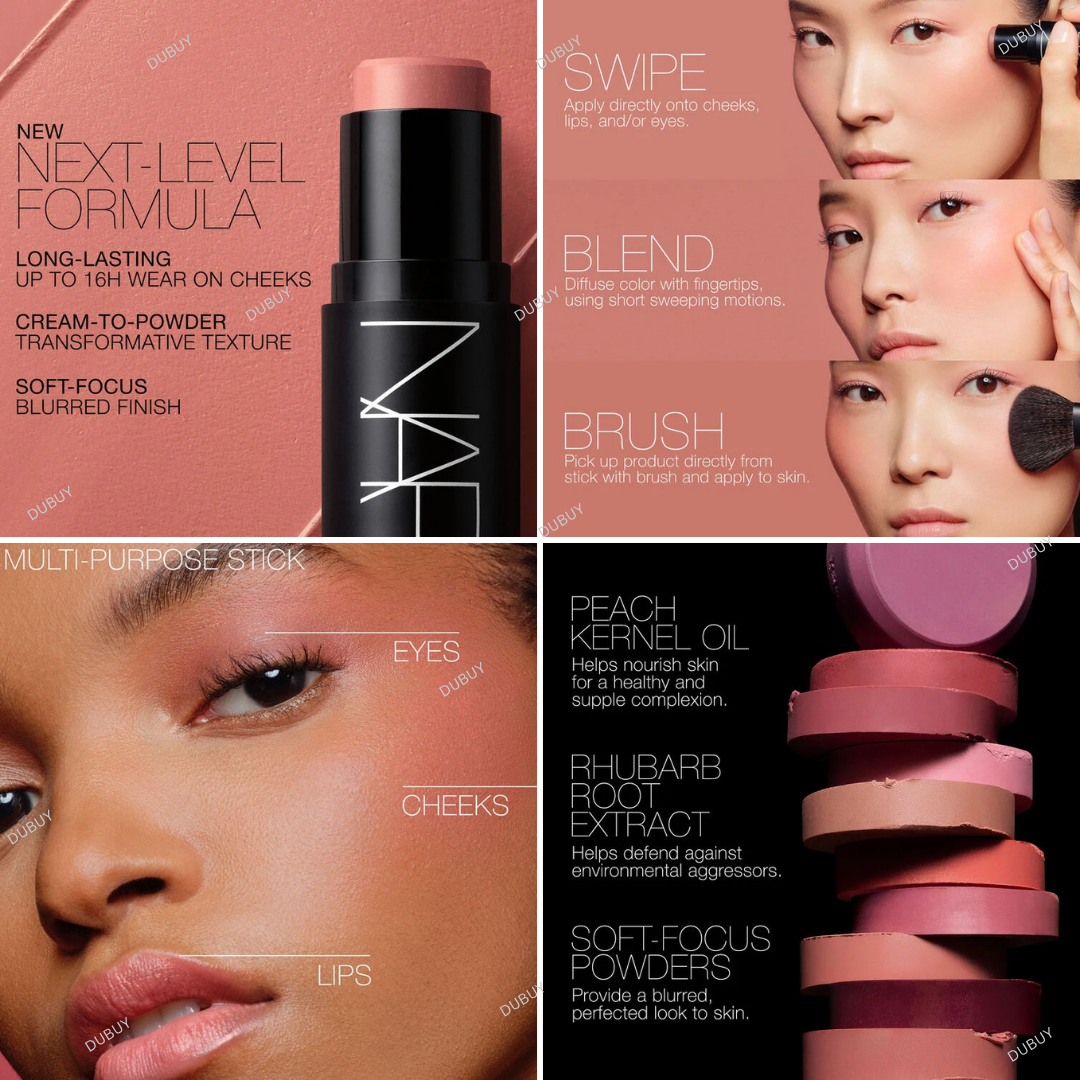 Nars The Multiple Soft Blur Blush Stick Dolce Vita-Dusty Rose - Mini 3.5g