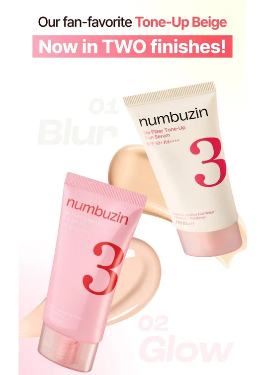 Numbuzin No.3 No Filter Tone-Up Sun Serum 50ml
