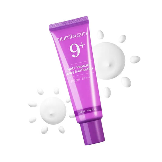 Numbuzin No.9 NAD+ Peptides Dewy Sun Essence - 50ml Expiry 02 - 2029