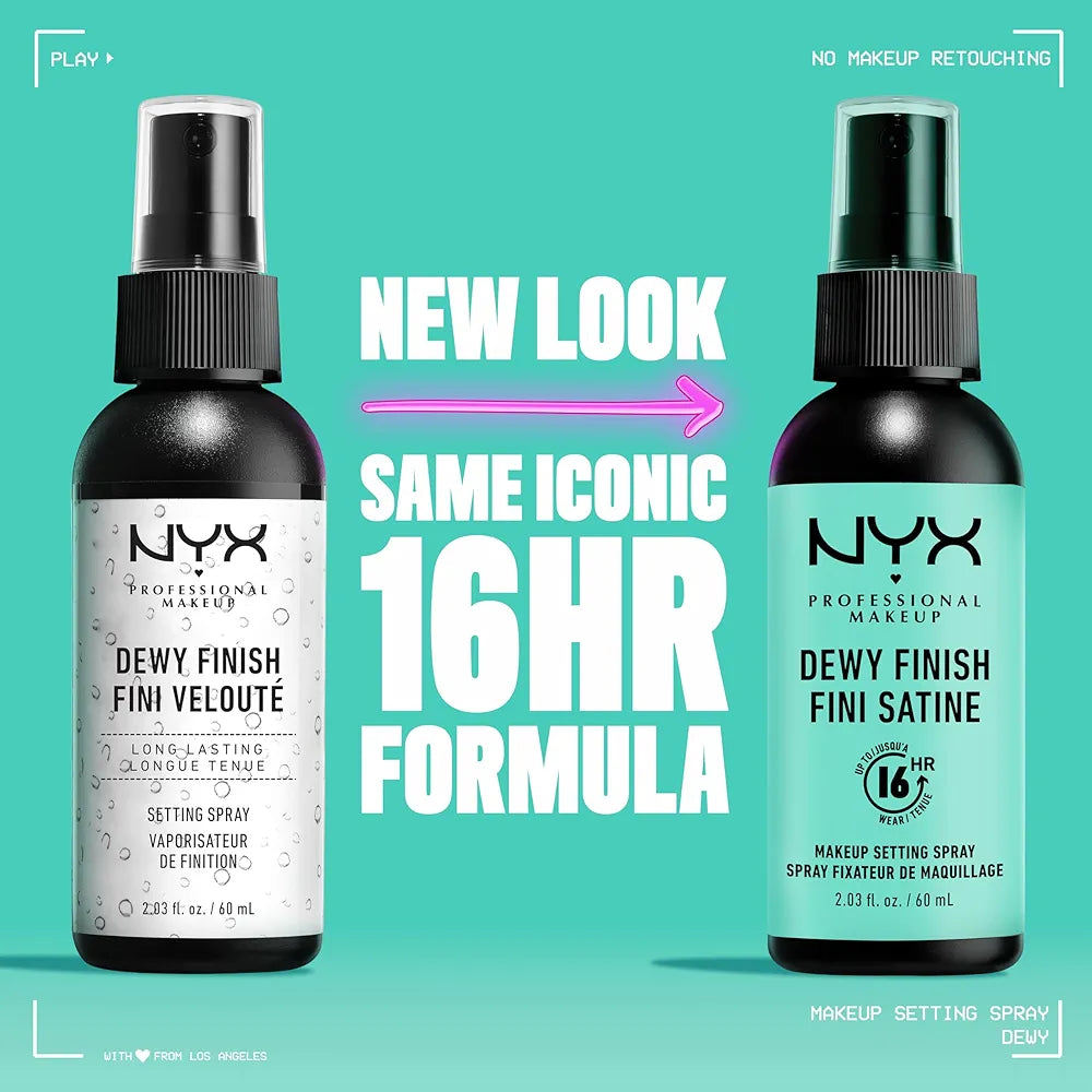NYX Dewy Finish Makeup Setting Spray (60ml)