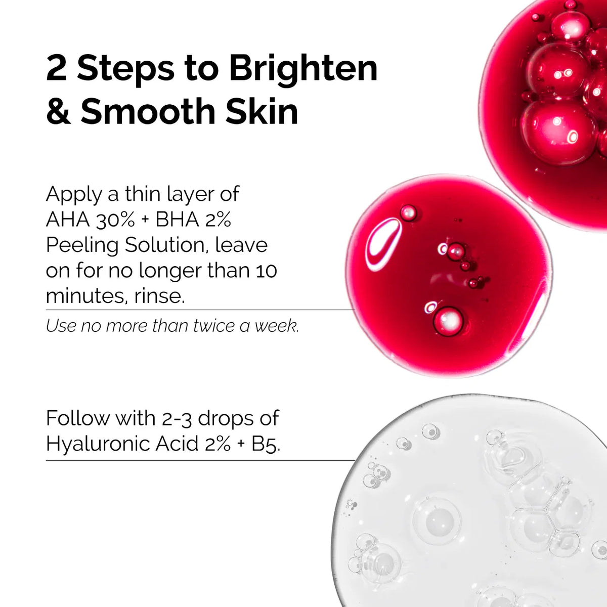 The Ordinary - The Resurface & Hydrate Set with Hyaluronic Acid 15ml + AHA BHA15ml
