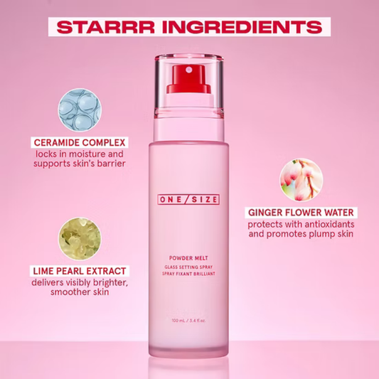 ONE SIZE Powder Melt Glass Setting Spray 100ml