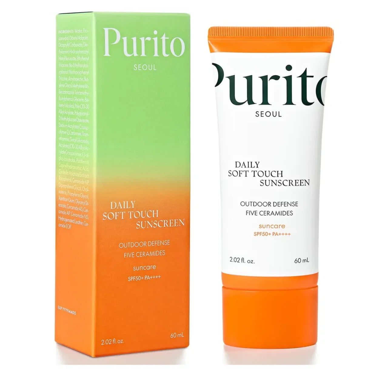 PURITO Daily Soft Touch Sunscreen SPF 50+ PA++++ | 60ml Expiry 04 - 2028