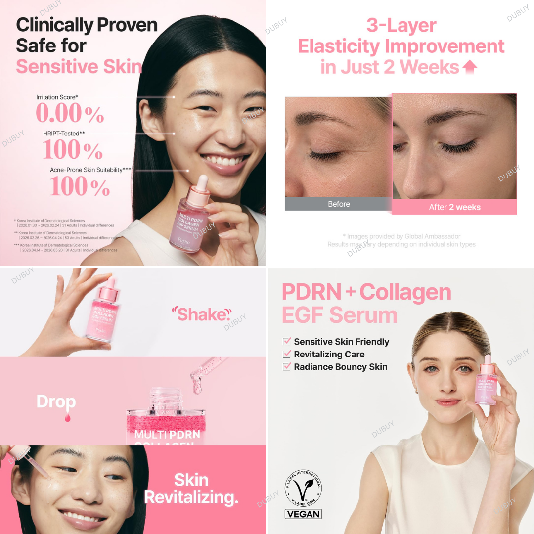 Purito SEOUL Multi PDRN Collagen EGF Serum 30ml