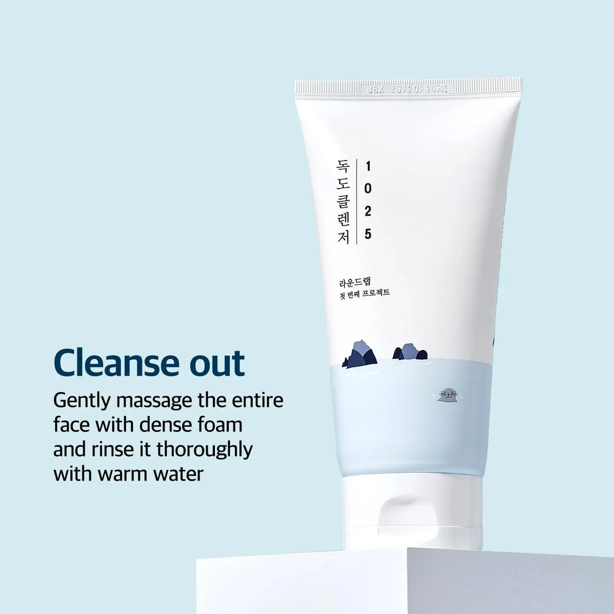 Round Lab 1025 DOKDO Foam Facial Cleanser 150ml Expiry 03 - 2029