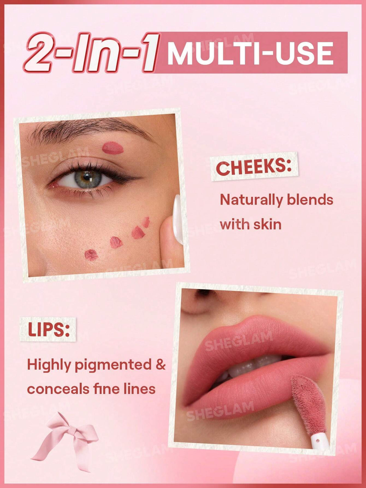 SHEGLAM Air Plush Lip & Cheek Cream