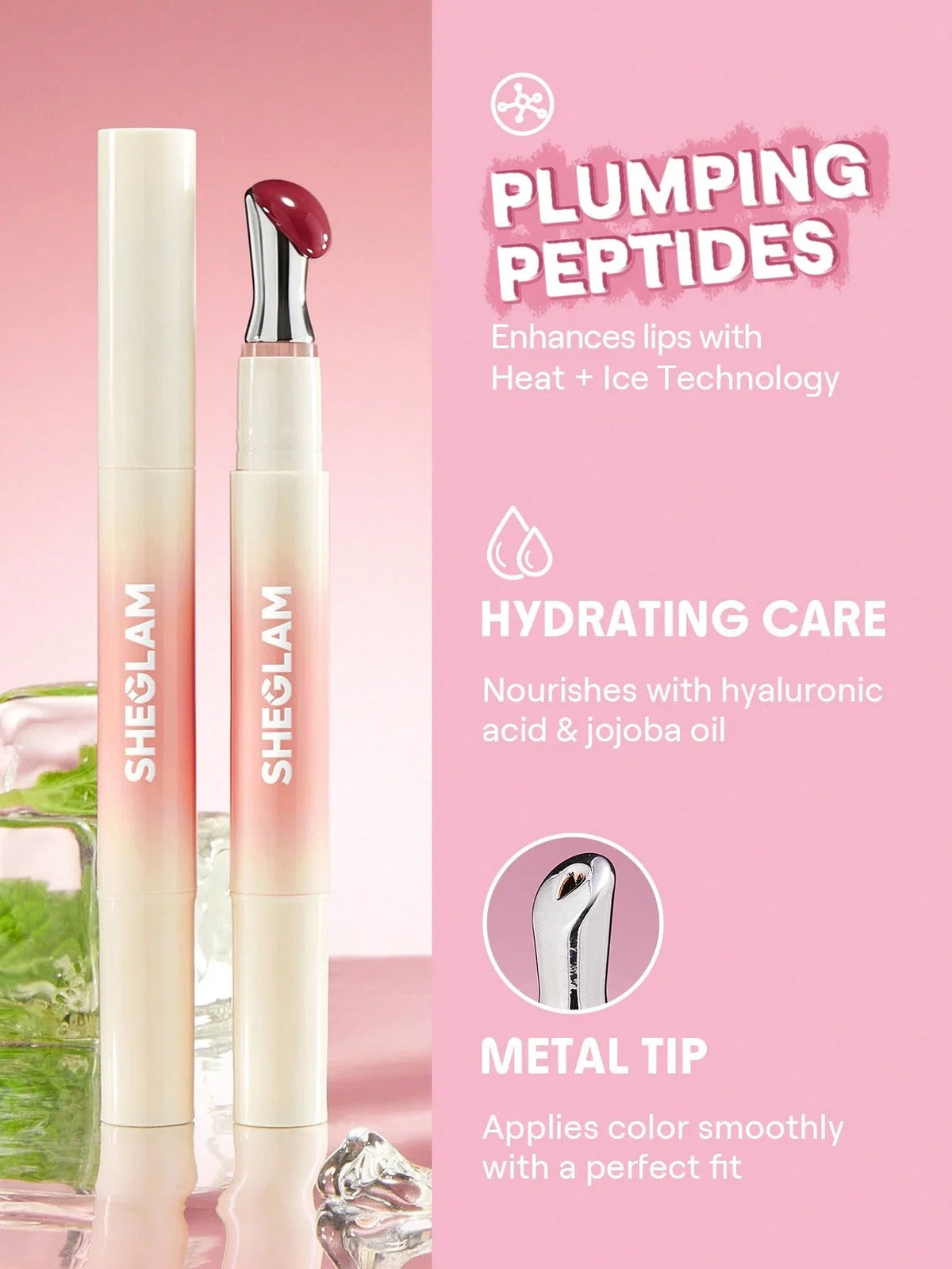 SHEGLAM Bold Booster Lip Plumper Lip Combo