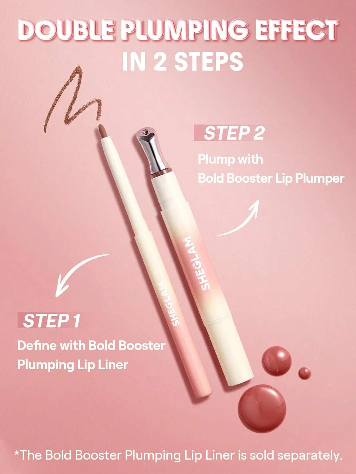 SHEGLAM Bold Booster Lip Plumper Lip Combo