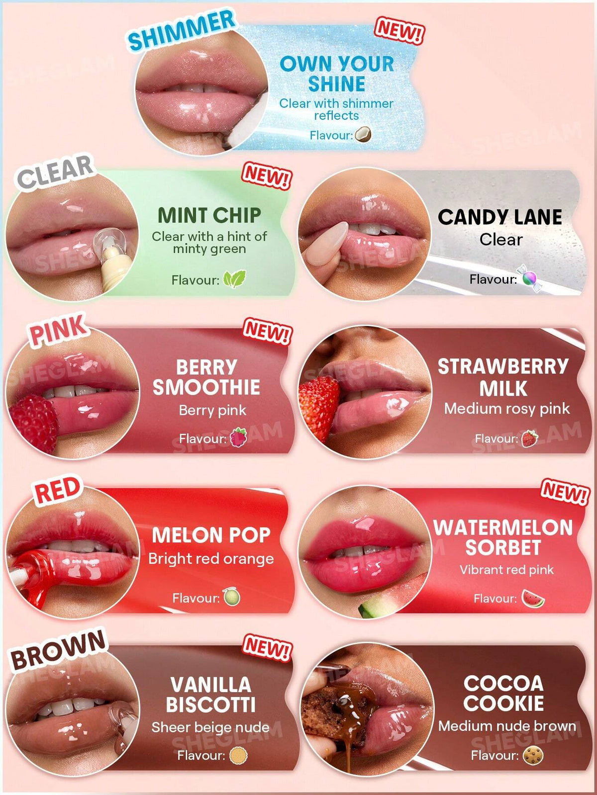 SHEGLAM Crystal Glaze Moisturizing Lip Care