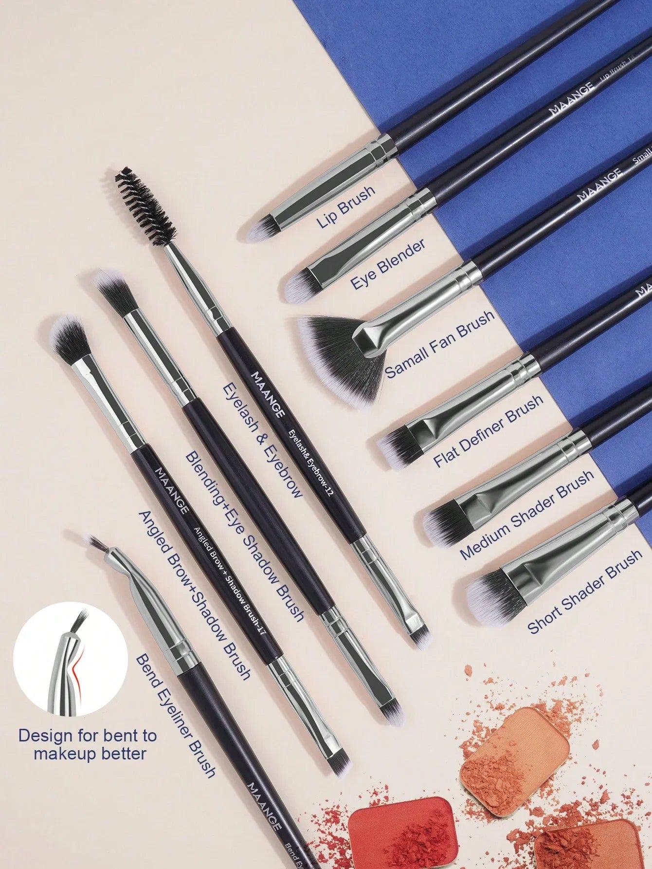 Shein MAANGE 20 pcs Professional Makeup Brush Set