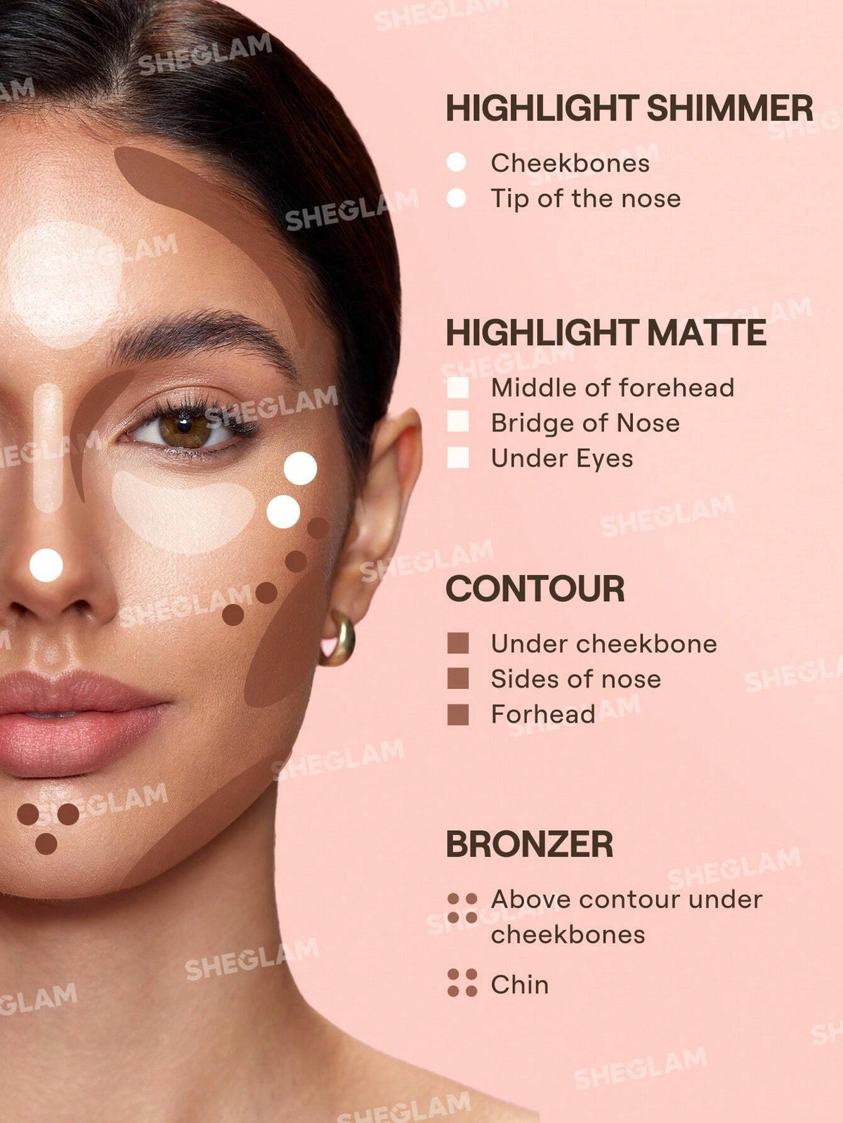 SHEGLAM Multi-Glam Face Pen-Medium Contour Stick