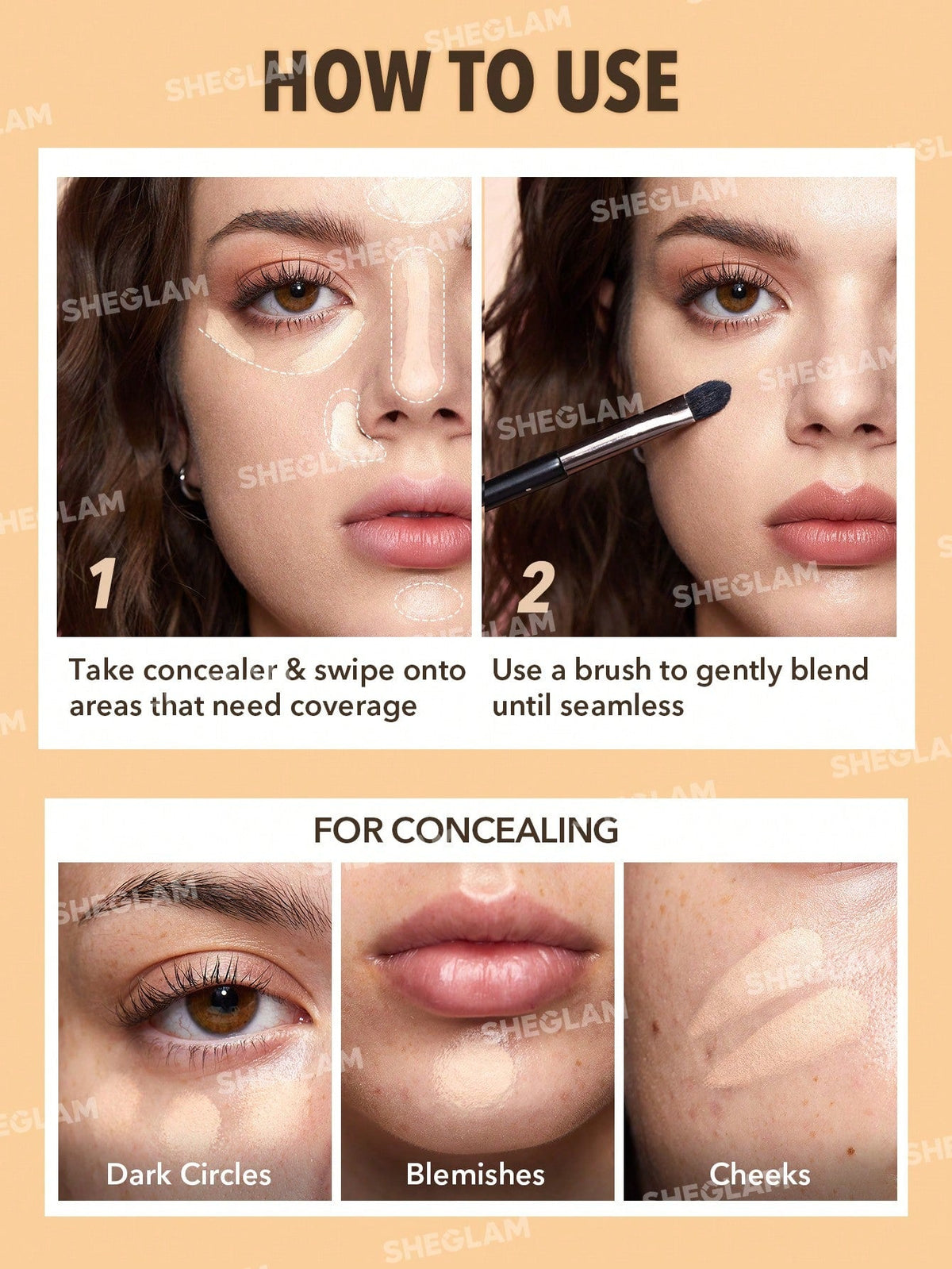 SHEGLAM Rapid Retouch Cream Concealer