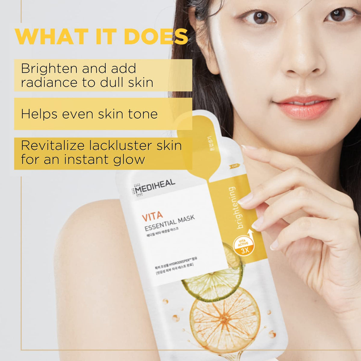 Mediheal Vita Essential Mask Sheet Expiry 11 - 2028