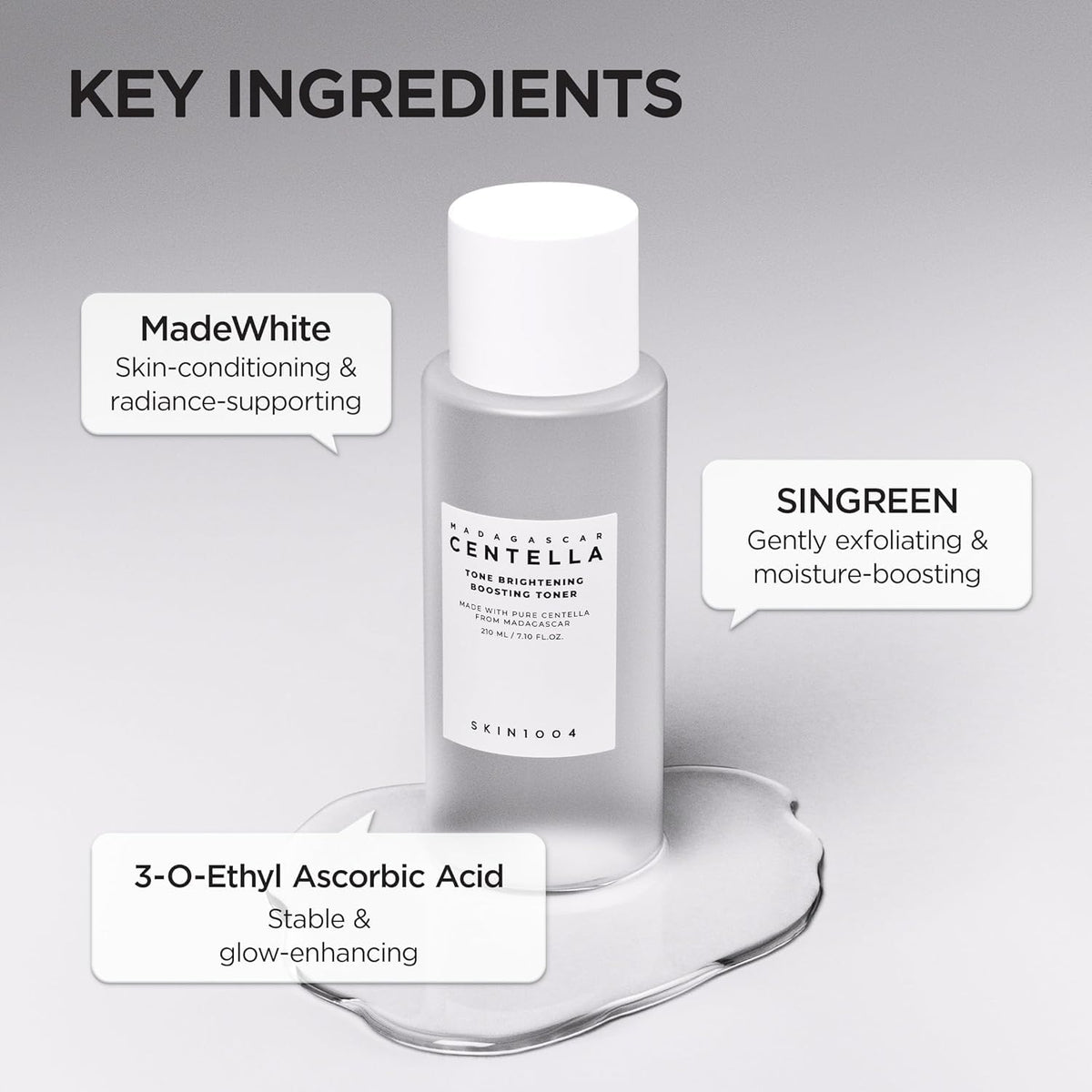 SKIN1004 Tone Brightening Boosting Toner 210ml Expiry 09 - 2028